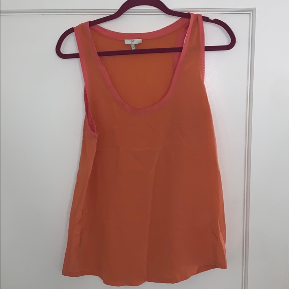 Joie silk coral shirt